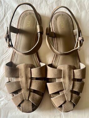 Zara Fisherman Sandals, 39